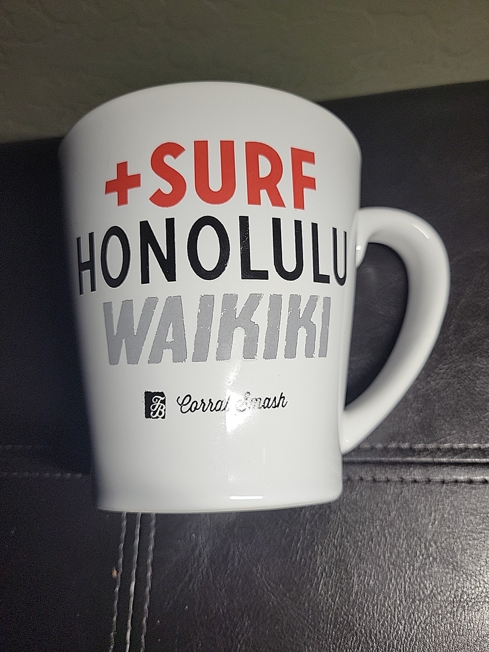 Tommy Bahama White Ceramic Mug 2015